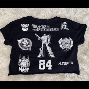 Forever 21 Transformers Crop top- size M